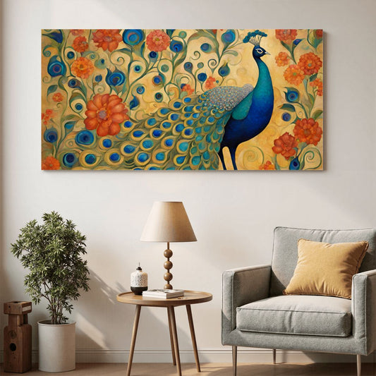 60" x 30" Printed Canvas Fabric Wall Art - No Frame (Made in USA)