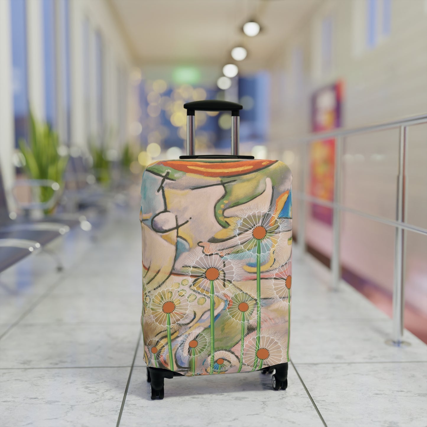 Lewiston Abstract Art Luggage Cover