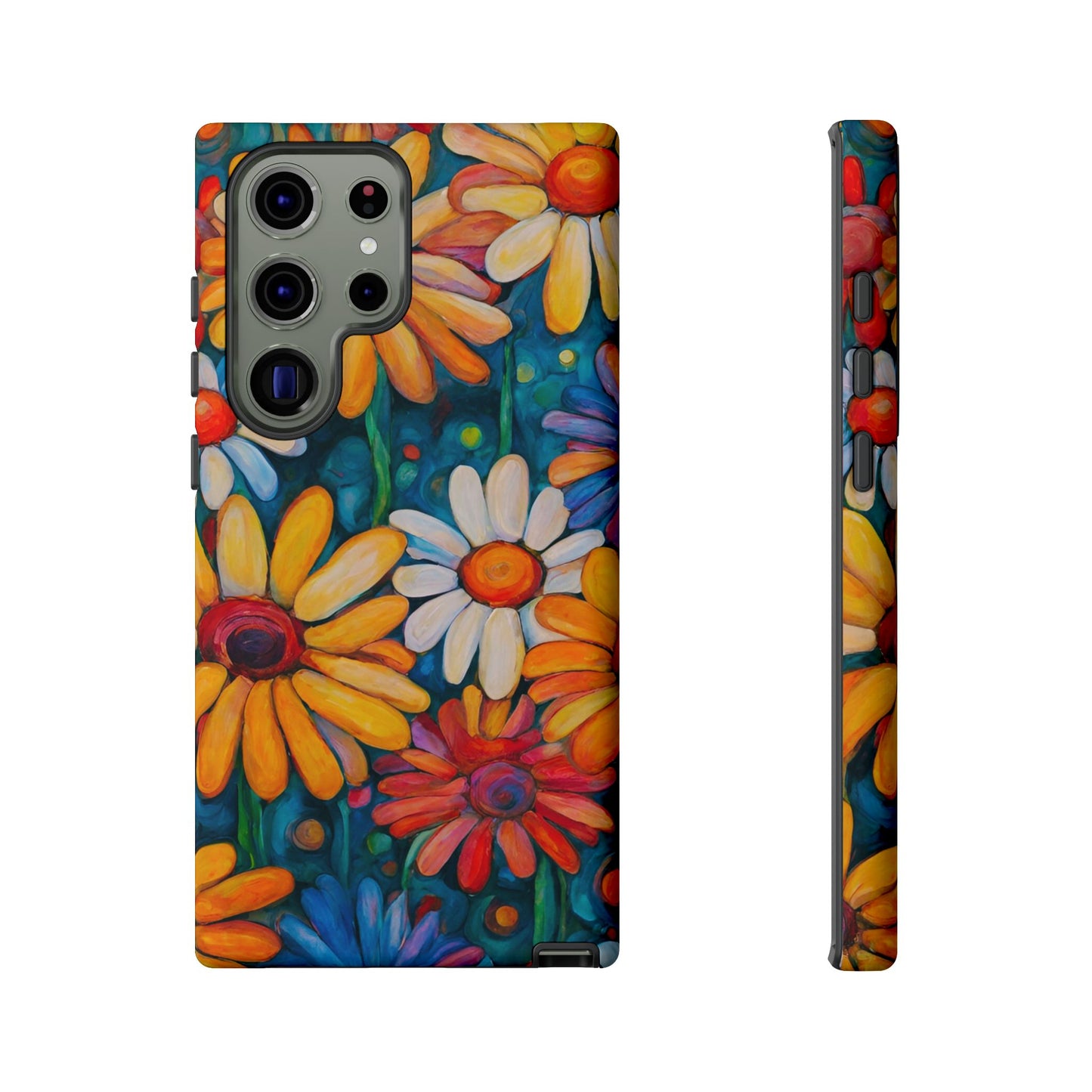 Crazy Daisies iPhone Samsung Galaxy Google Pixel Tough Cases