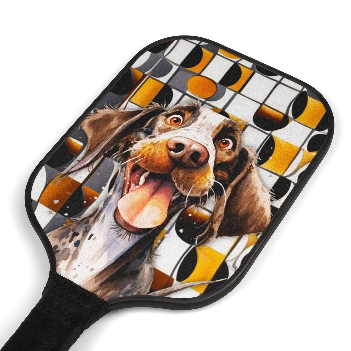 Crazy German Shorthaired Pointer Pickleball Kit