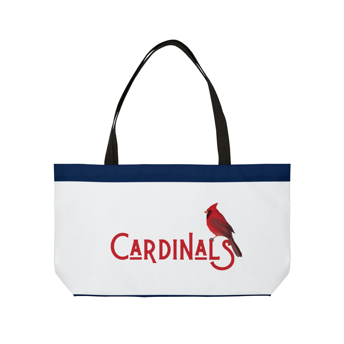 Red Plaid St Louis Cardinals Weekender Tote Bag