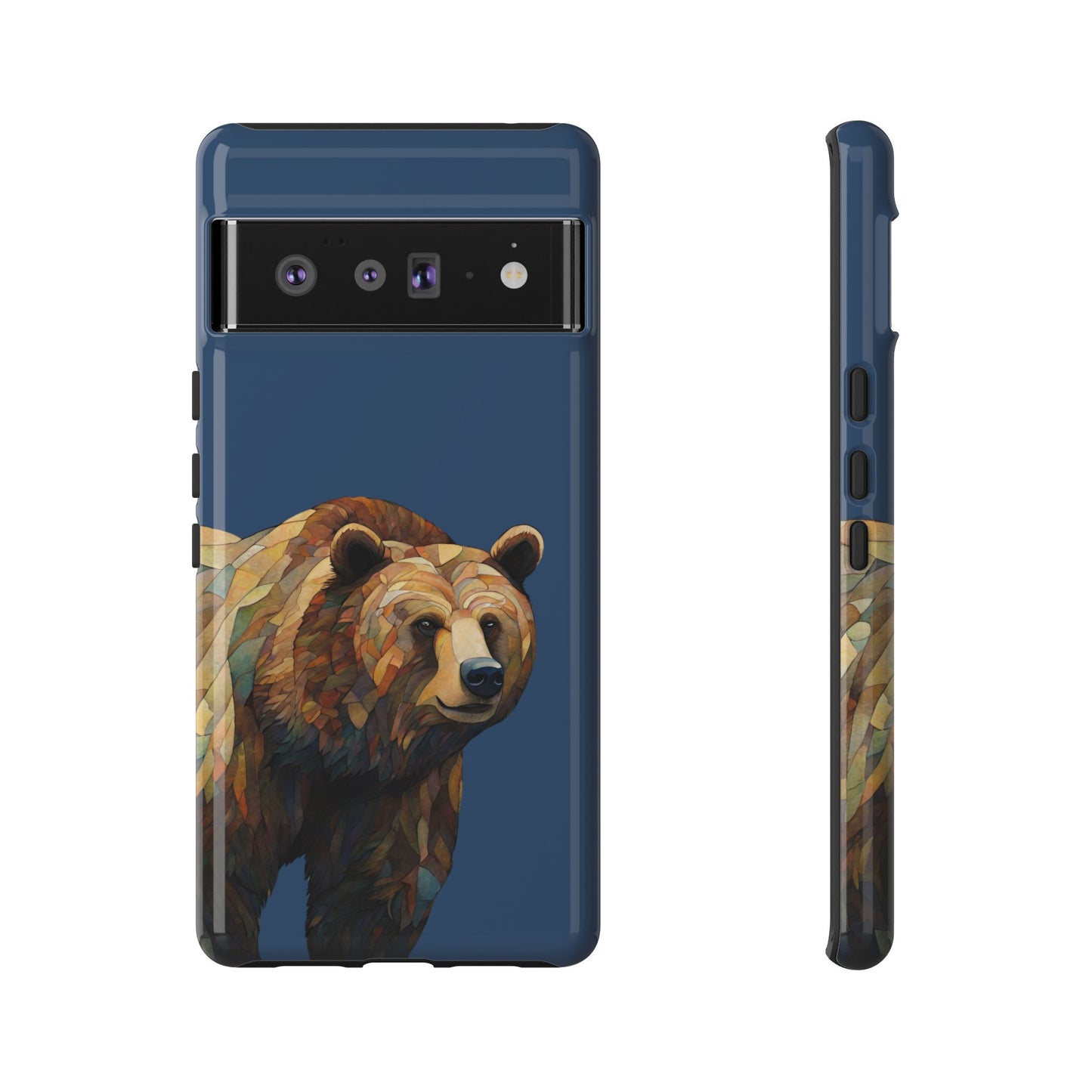 Grizzly Wildlife iPhone Samsung Galaxy Google Pixel Tough Cases