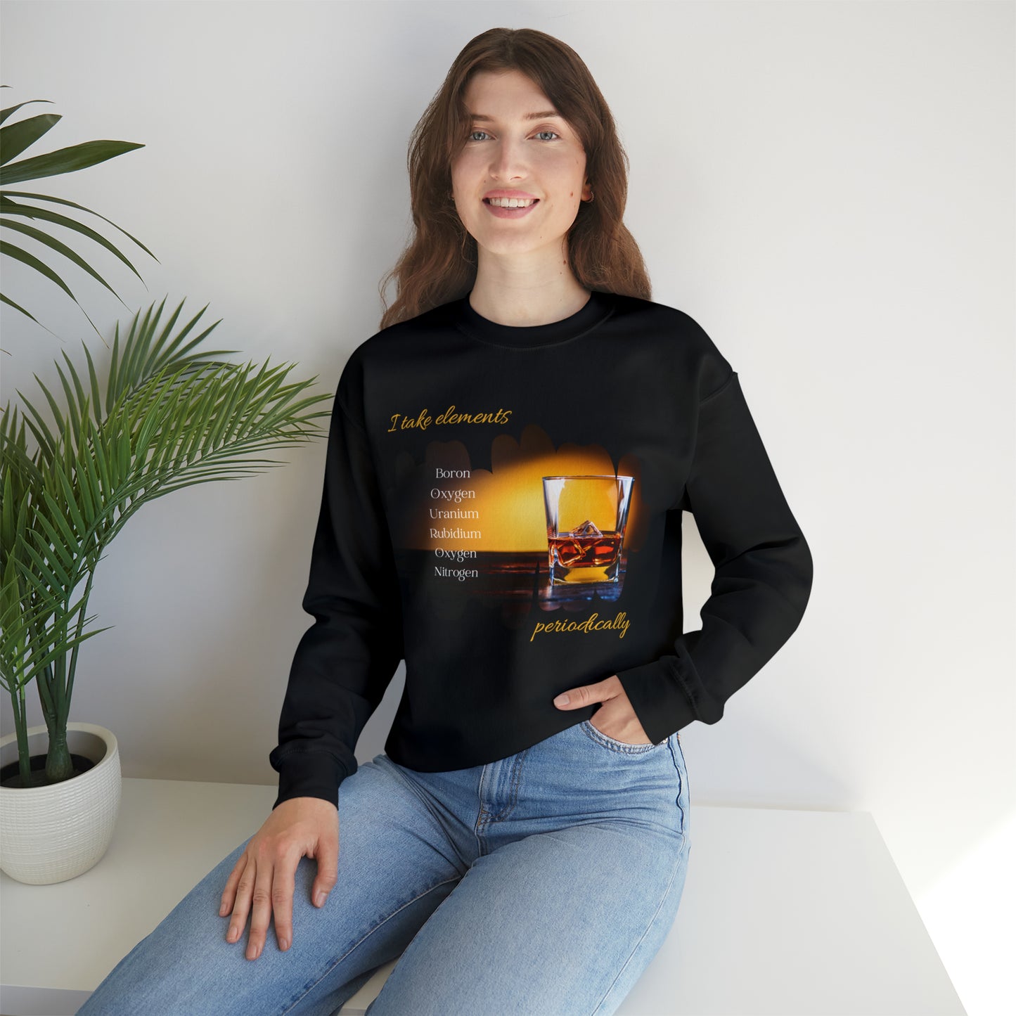 Bourbon Elements Unisex Heavy Blend™ Crewneck Sweatshirt