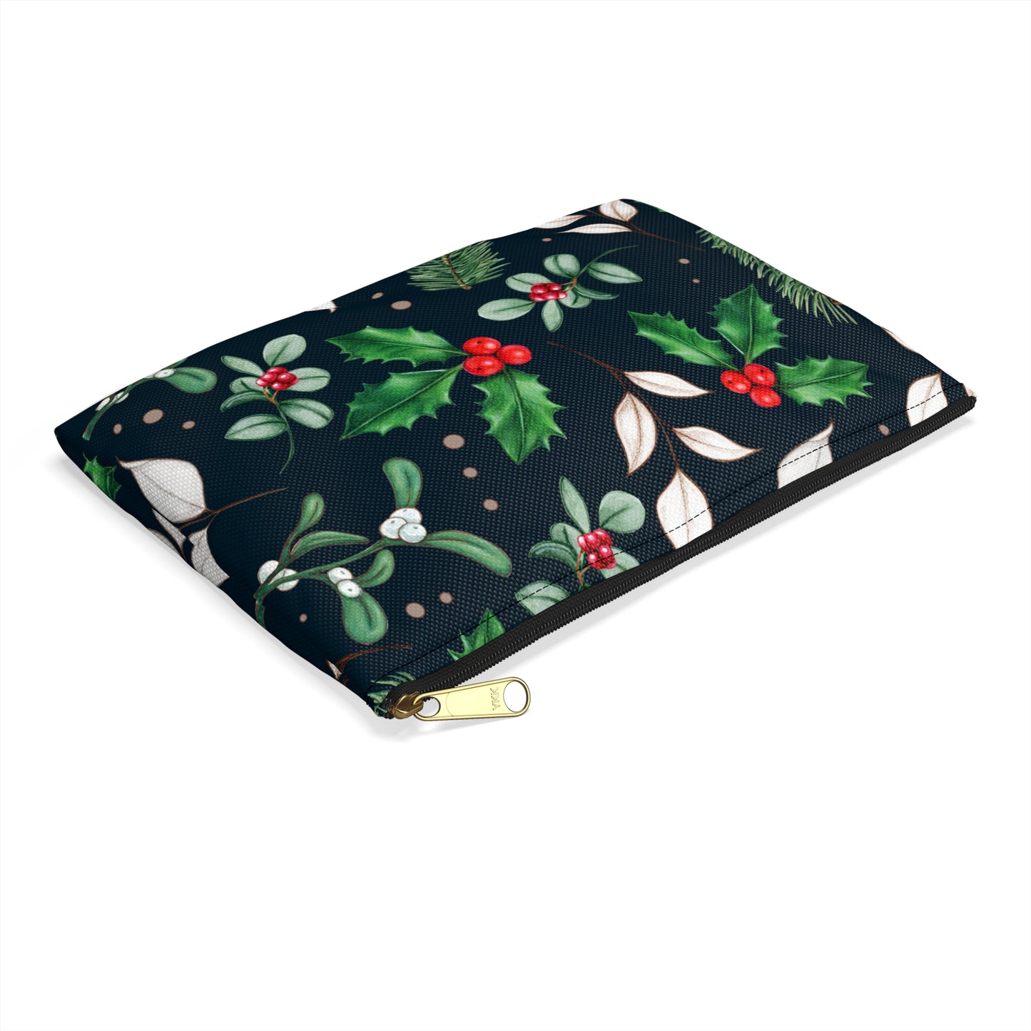 Holly Jolly Christmas Accessory Pouch