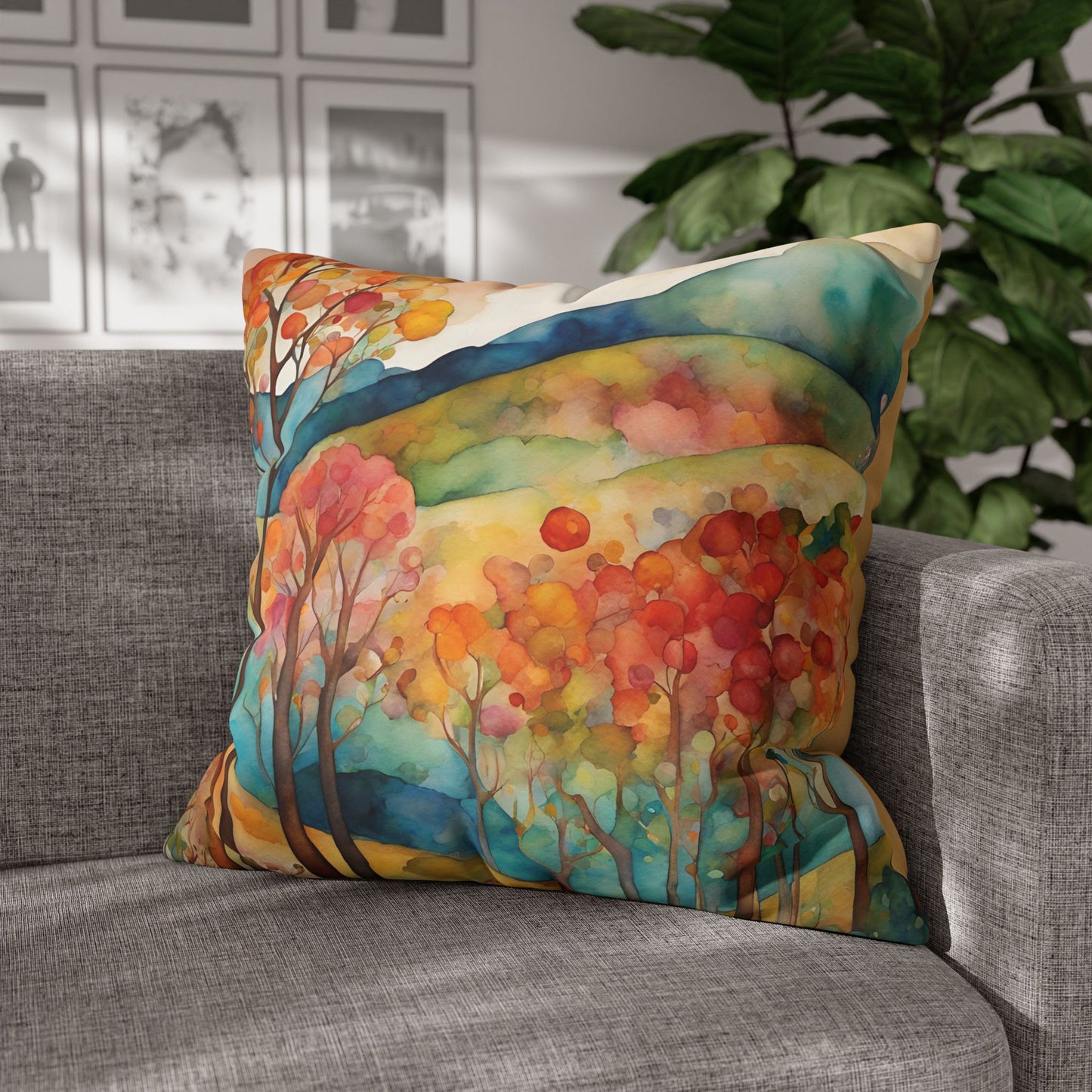 Guthrie Hills Square Poly Canvas Pillowcase