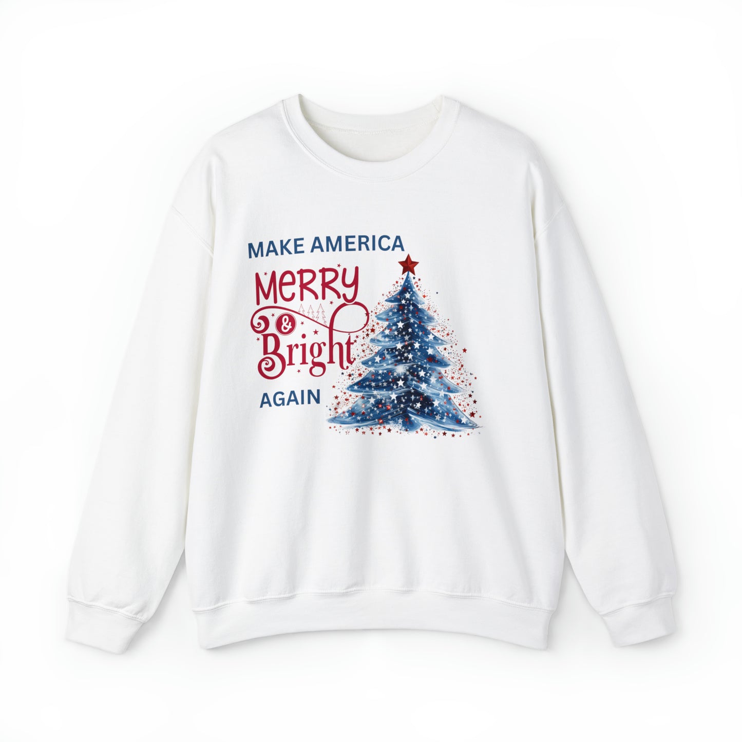 Make America Merry & Bright Again 1 Unisex Heavy Blend™ Crewneck Sweatshirt