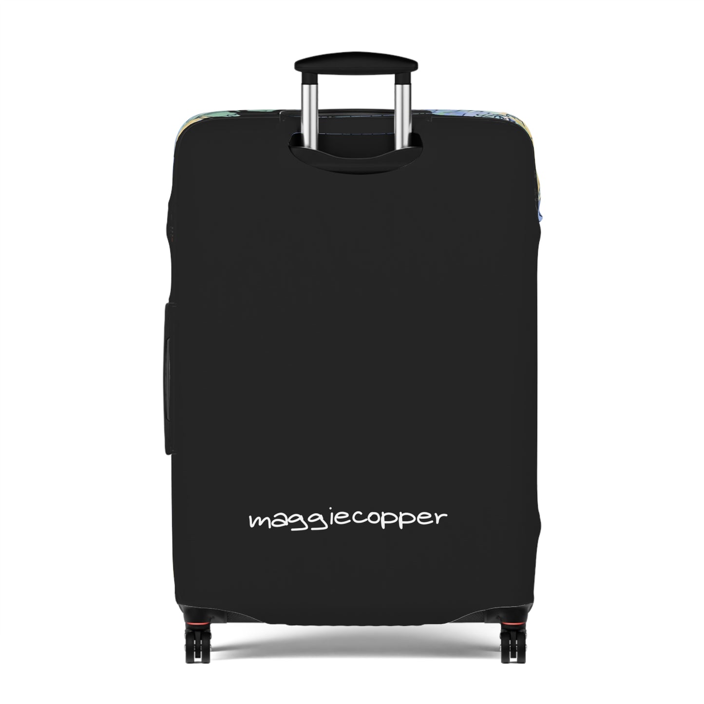 Paris Black Cats Luggage Cover