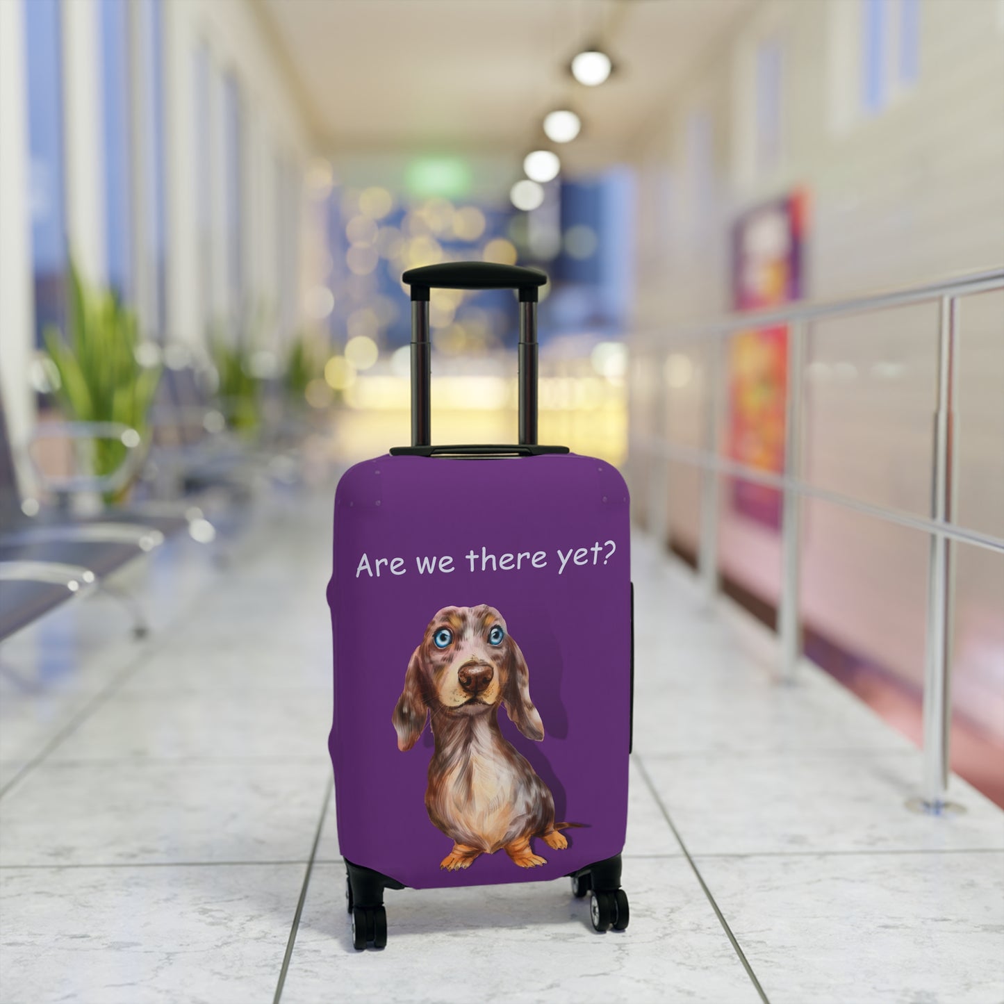 Dachshund Are We There Yet? Luggage Cover