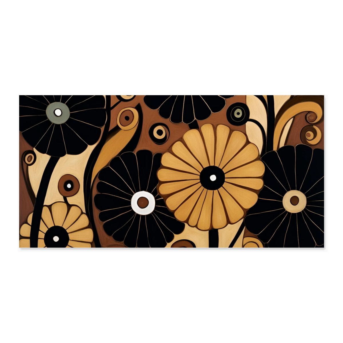 60" x 30" Printed Canvas Fabric Wall Art - No Frame (Made in USA)