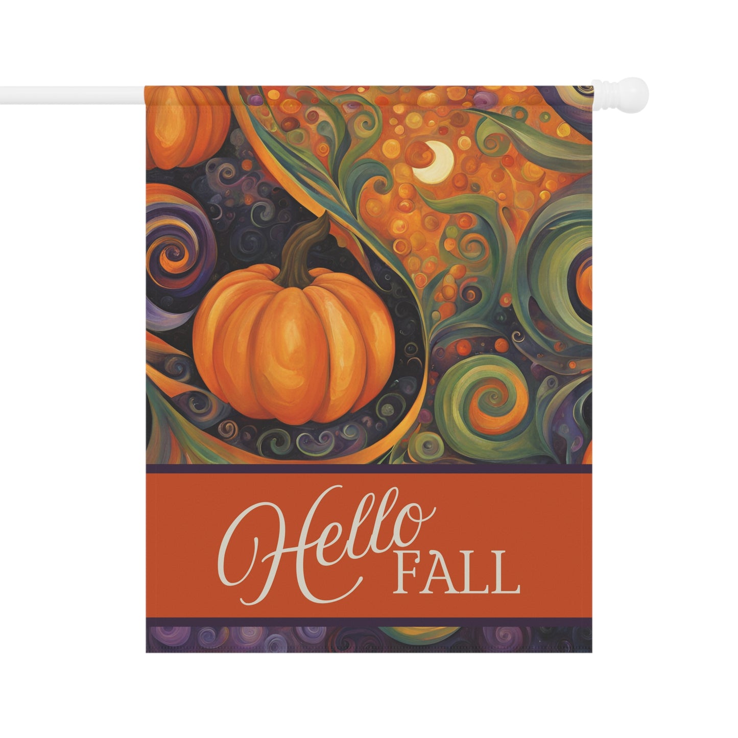 Hello Fall 2-Sided Garden & House Flag/Banner