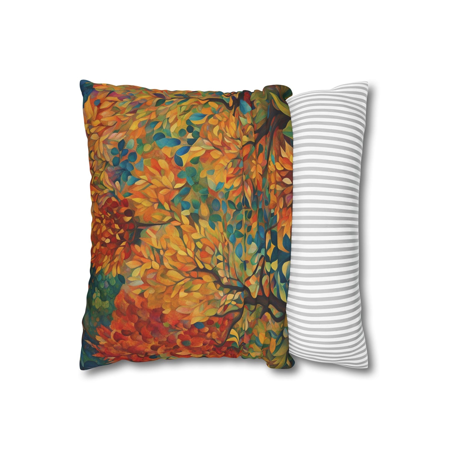 Autumn Square Poly Canvas Pillowcase