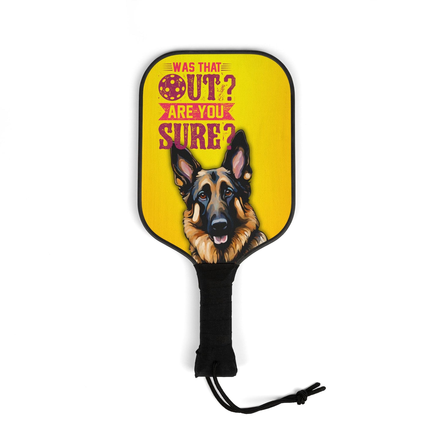 German Shepherd Was That Out Pickleball Kit