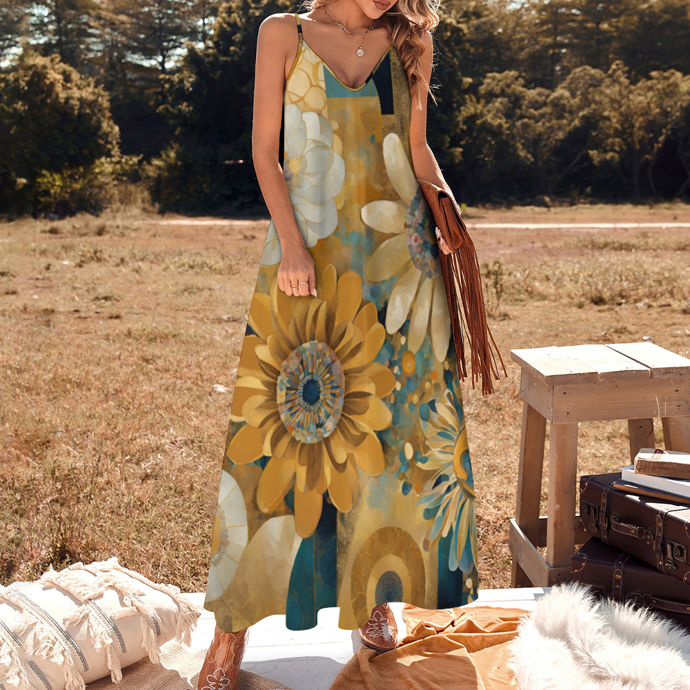 summer maxi slip dress Turnkey Women's Summer Fashion Maxi Slip Dress – MaggieCopper