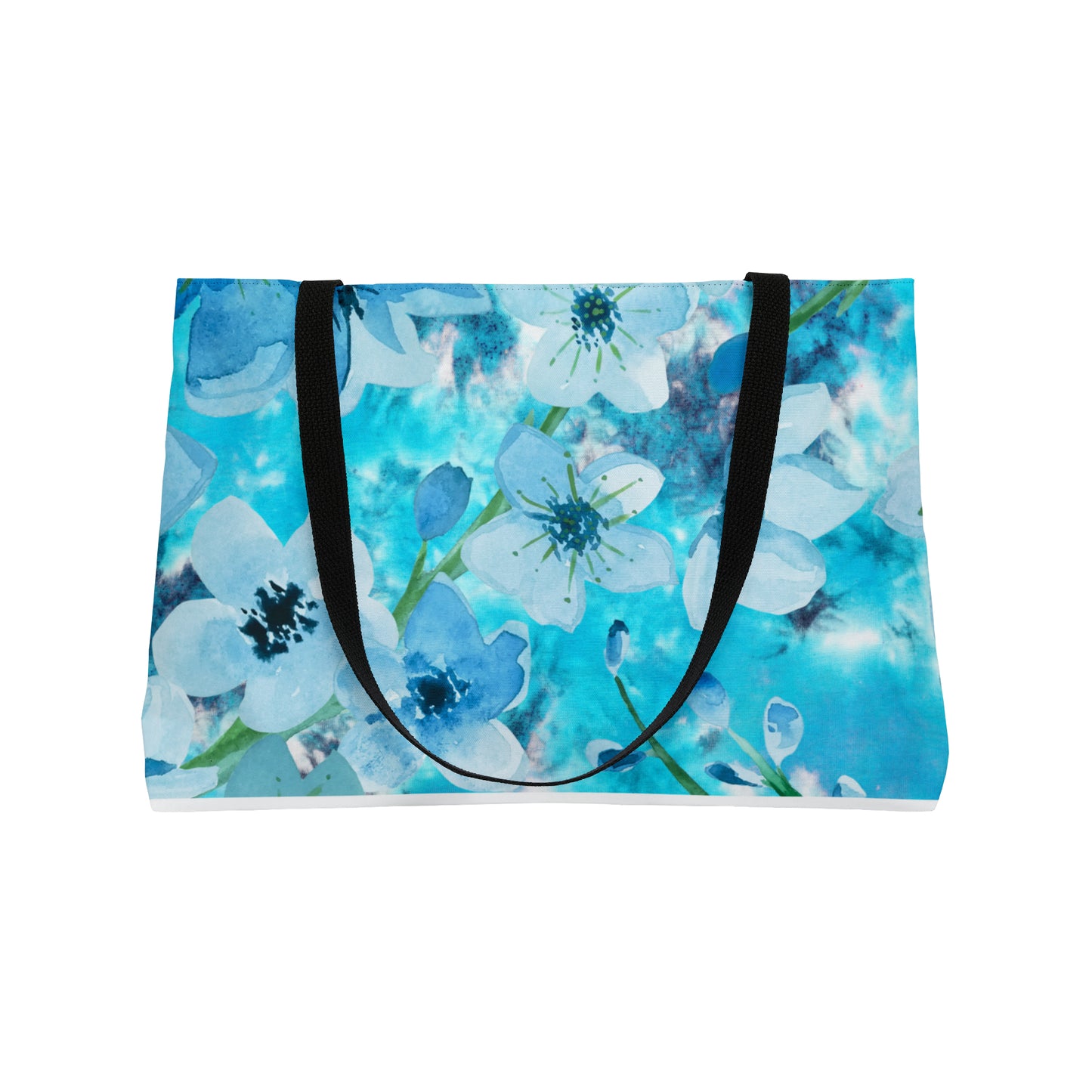 Nordic Floral Overnight Weekender Tote Bag