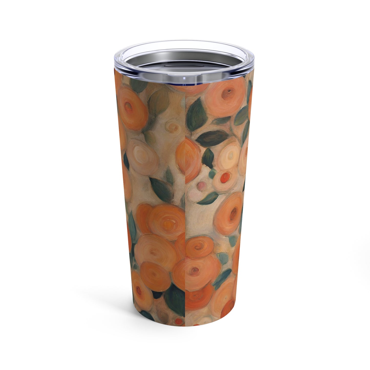 Citrus Floral Stainless Steel Tumbler 20oz