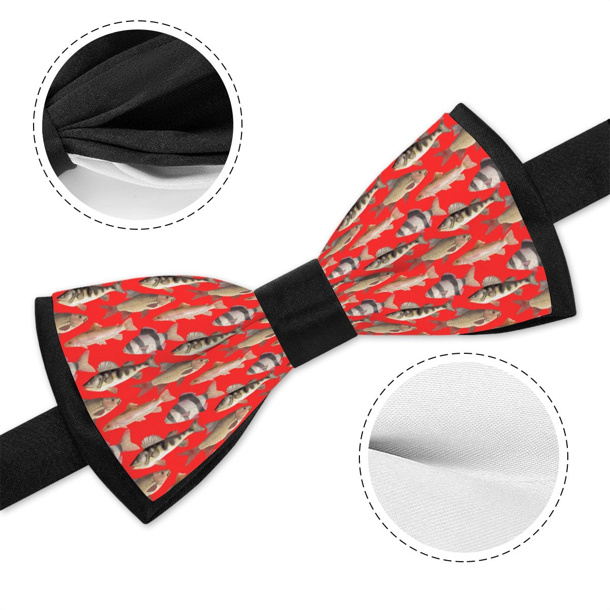 Fish School Adjustable Bow Tie