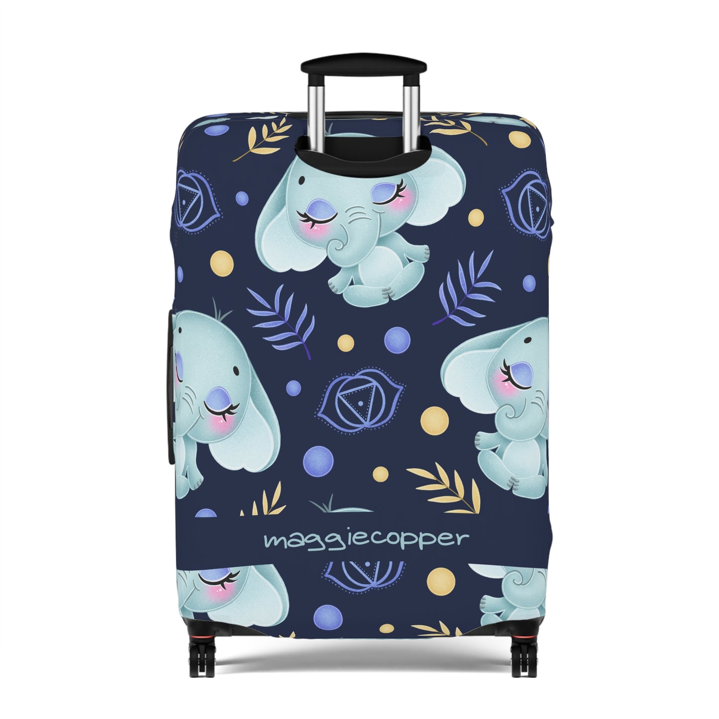 Zen Elephant Luggage Cover