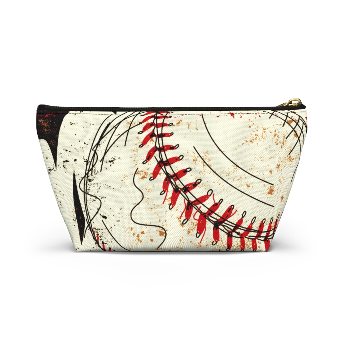 Cardinals Baseball Grunge Accessory Pouch w T-bottom