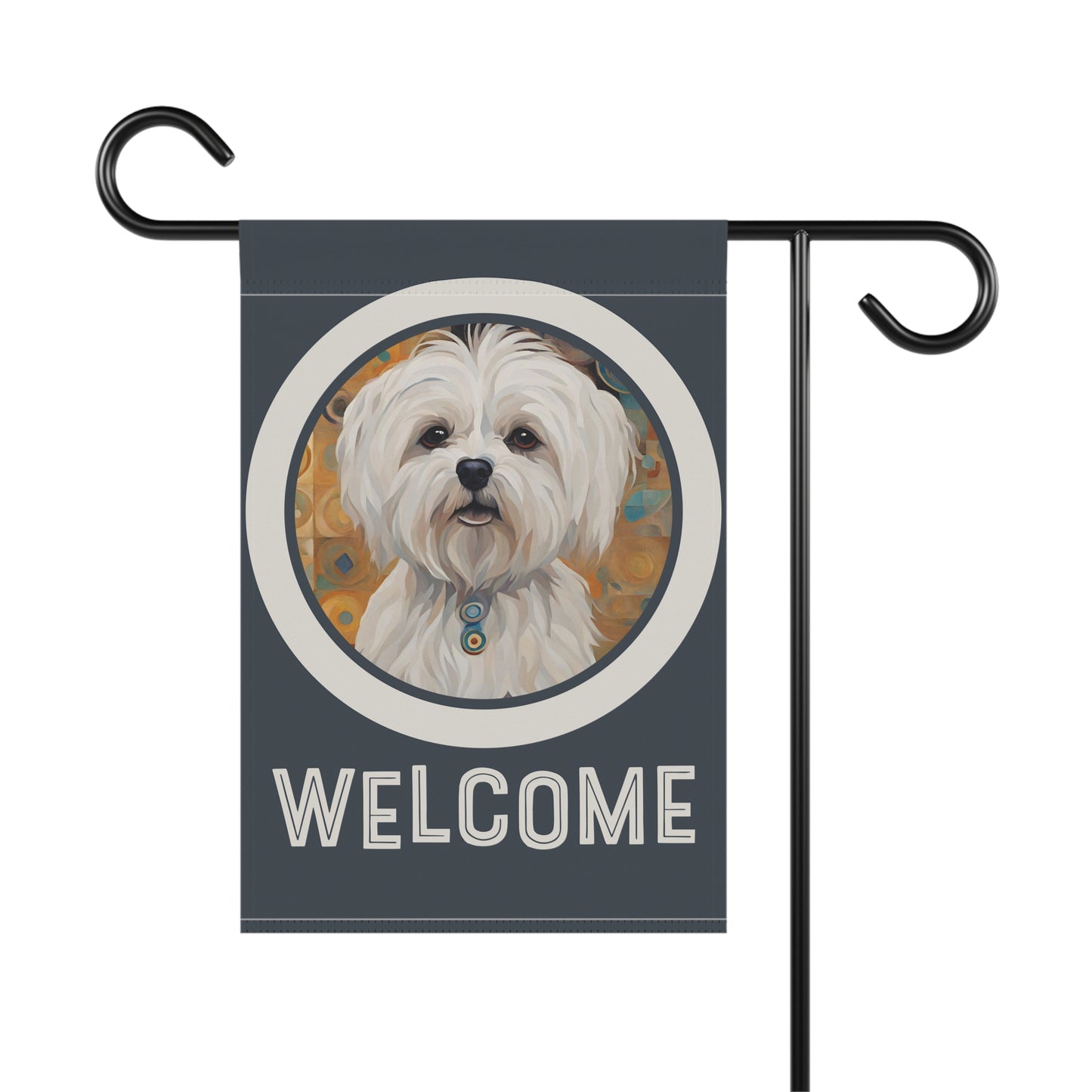 Maltese Welcome 2-Sided Garden & House Flag/Banner