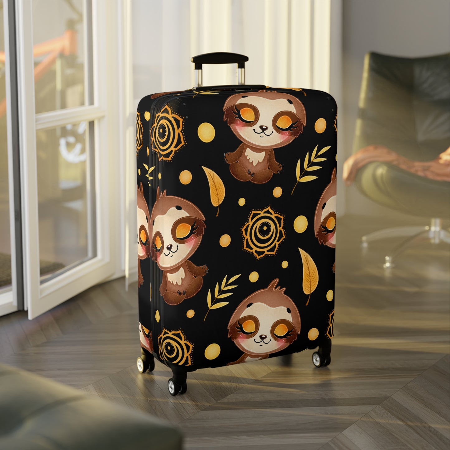 Zen Sloth Luggage Cover