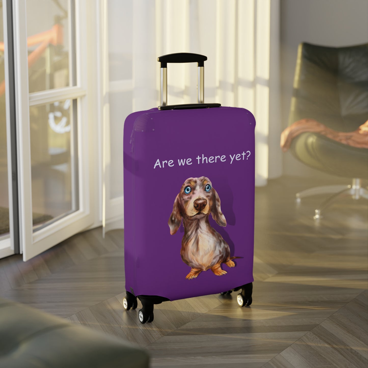 Dachshund Are We There Yet? Luggage Cover