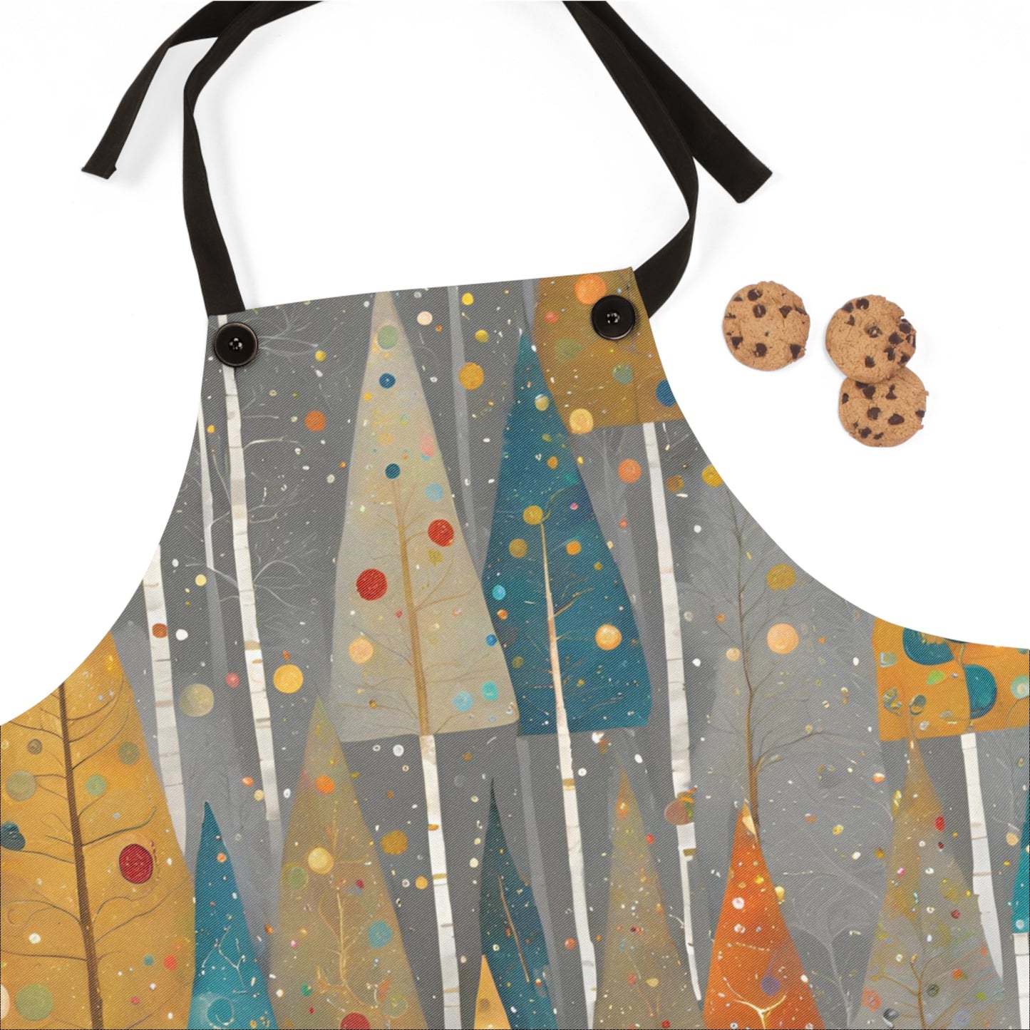 Vintage Christmas Trees Apron