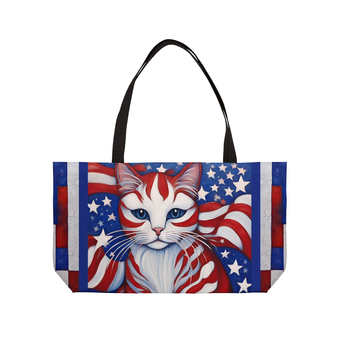 USA Cat Weekender Tote Bag