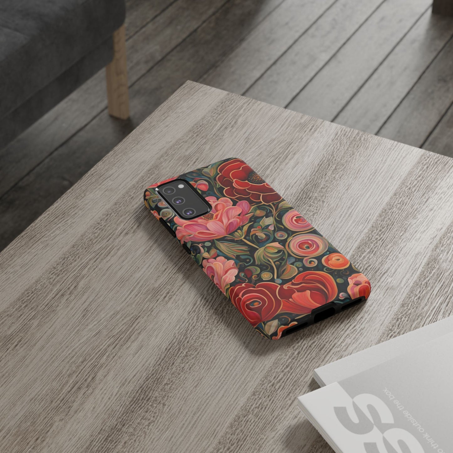 February Flowers iPhone Samsung Galaxy Google Pixel Tough Cases