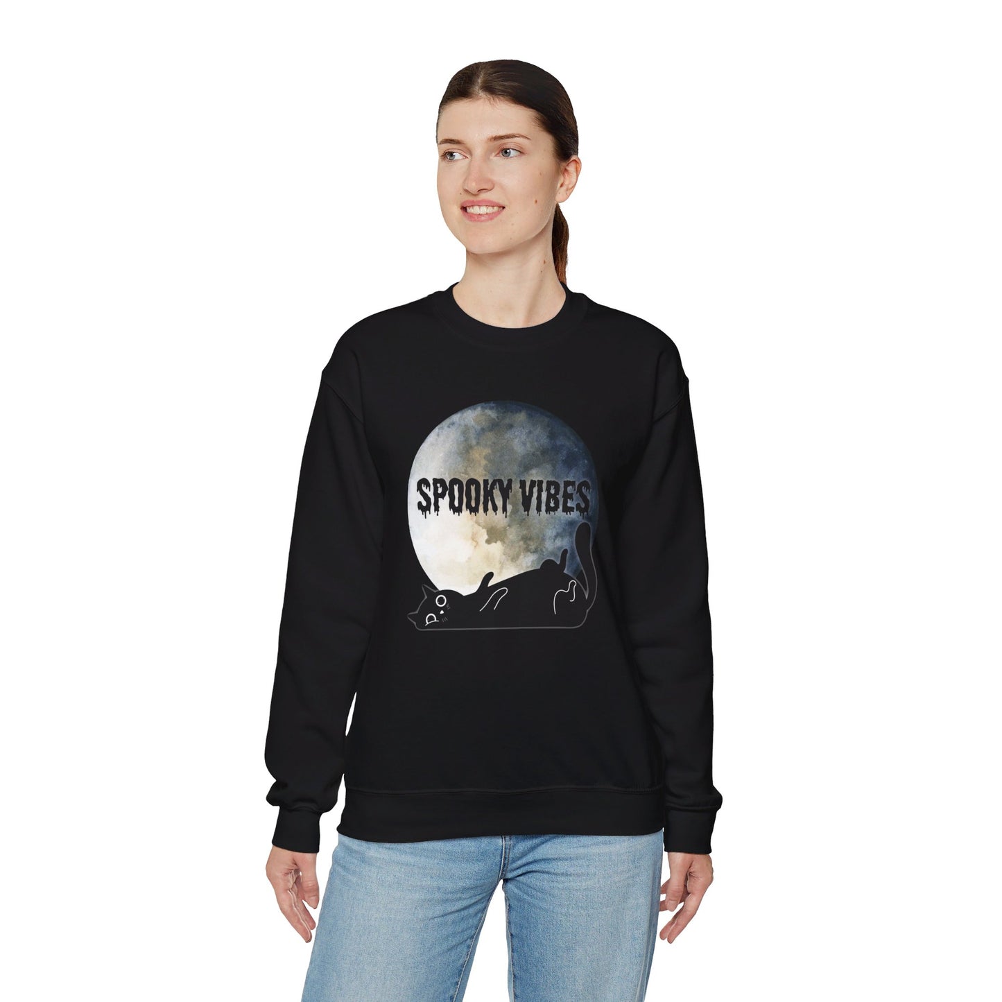 Spooky Vibes Unisex Heavy Blend™ Crewneck Sweatshirt