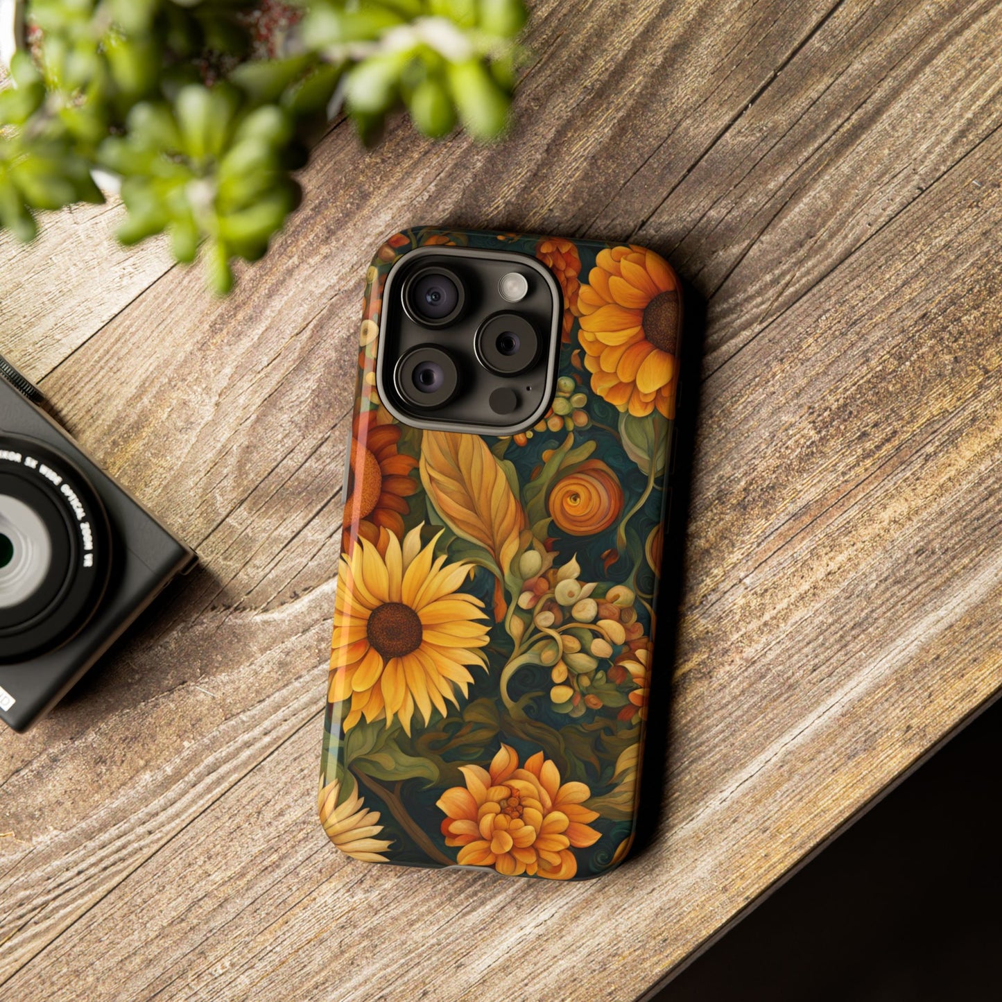 Autumn Flowers iPhone Samsung Galaxy Google Pixel Tough Cases