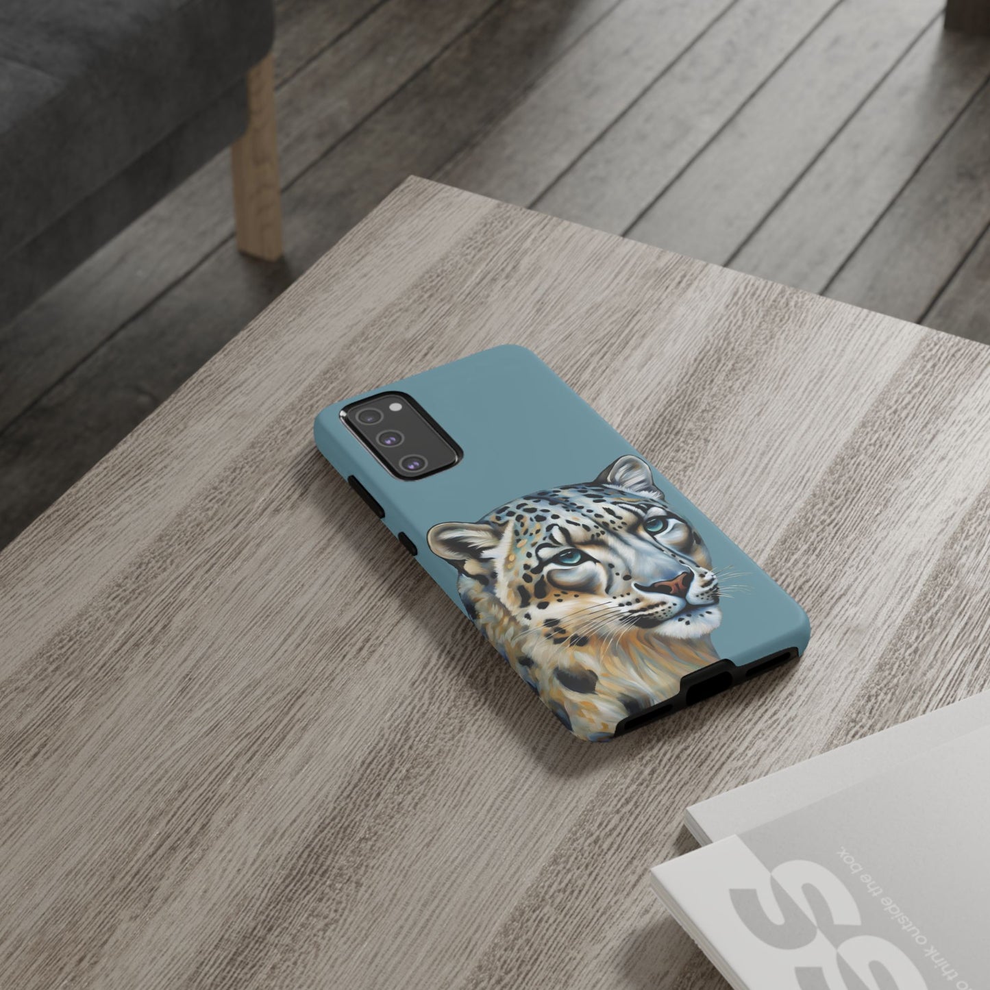 Snow Leopard iPhone Samsung Galaxy Google Pixel Tough Cases