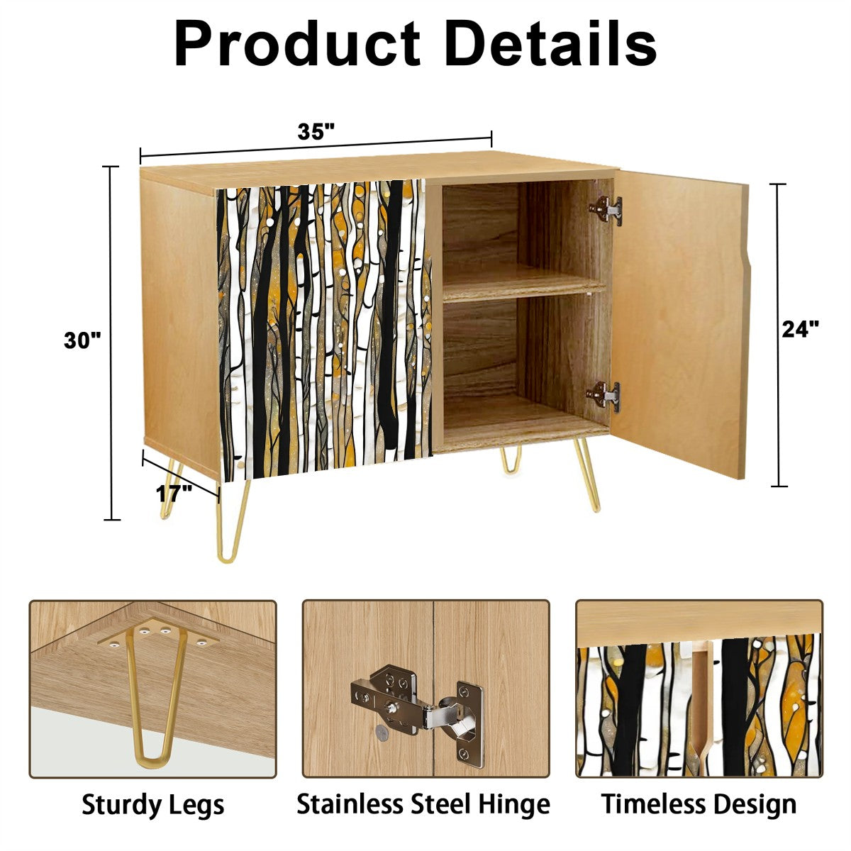 Wooden Storage Cabinet