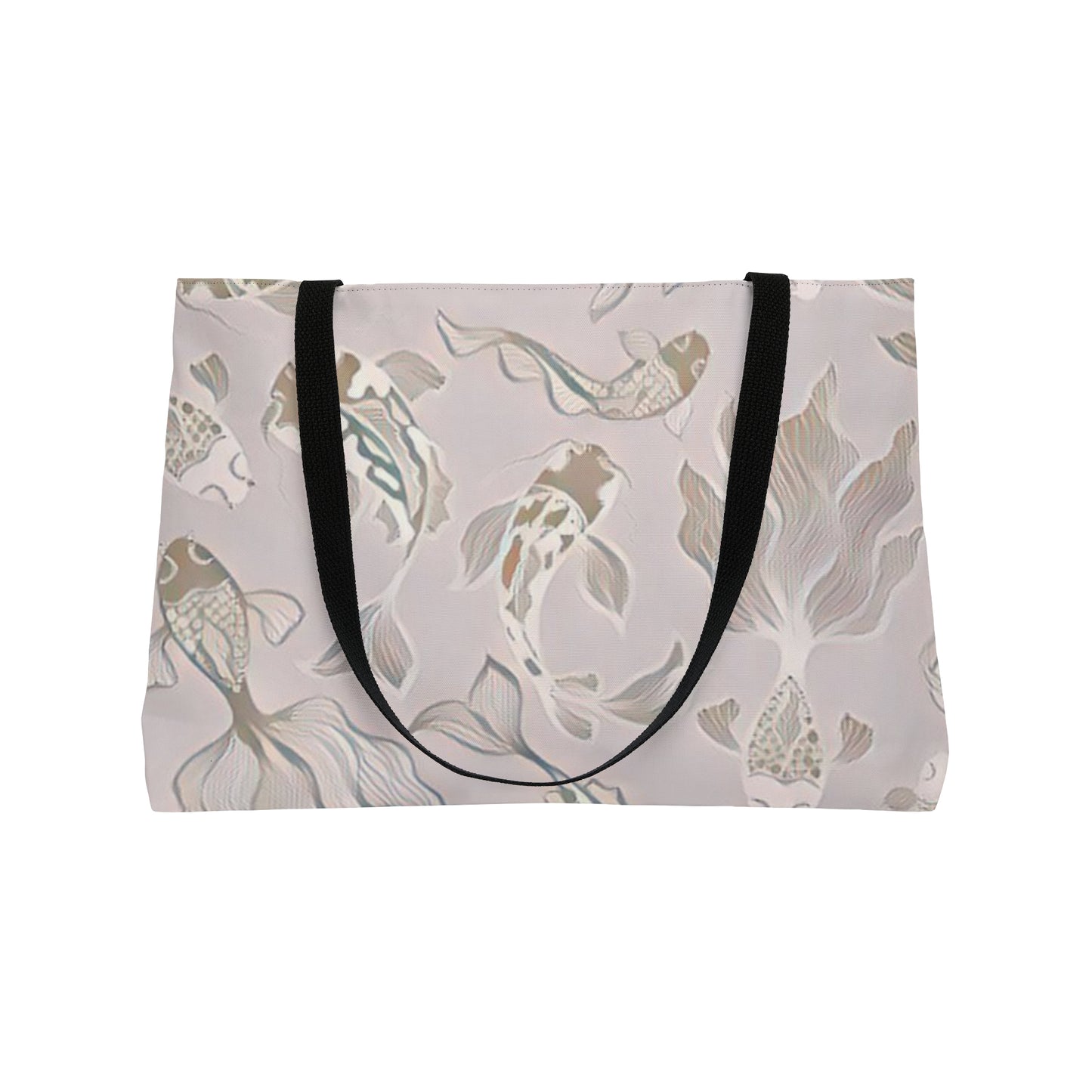 Koi in Taupe Weekender Tote Bag