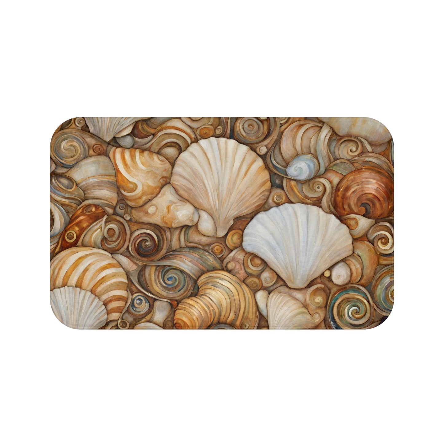 Shell Collection Microfiber Bath Mat