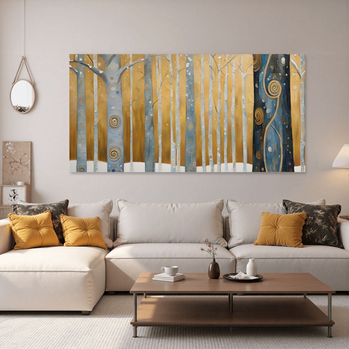 60" x 30" Printed Canvas Fabric Wall Art - No Frame (Made in USA)