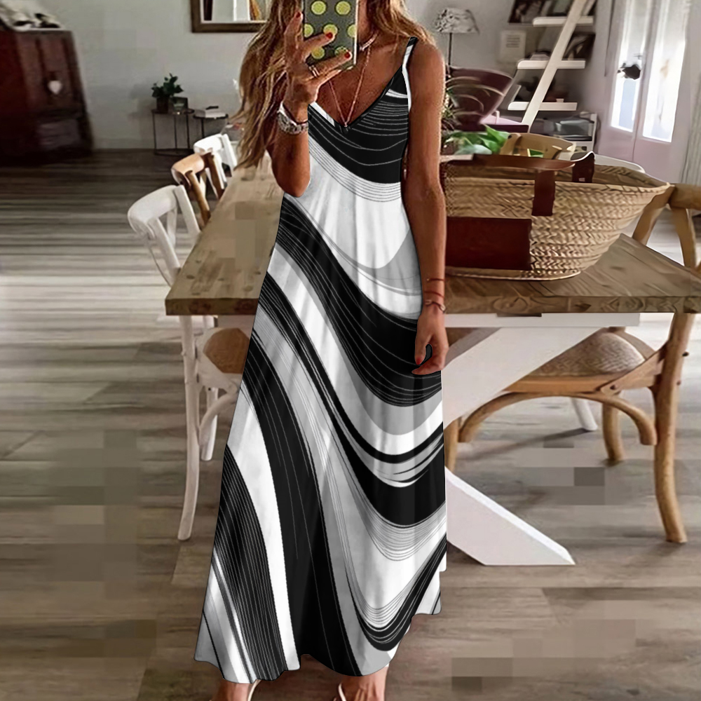 Gatsby Women's Summer Fashion Maxi Slip Dress
