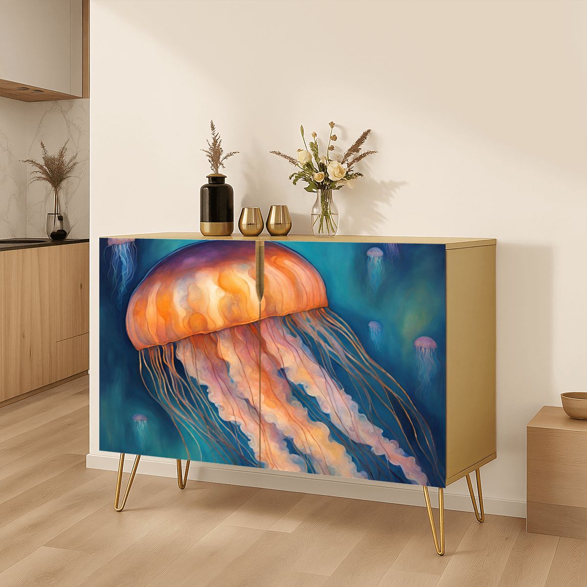 Man if War Wooden Storage Cabinet (Made in USA)