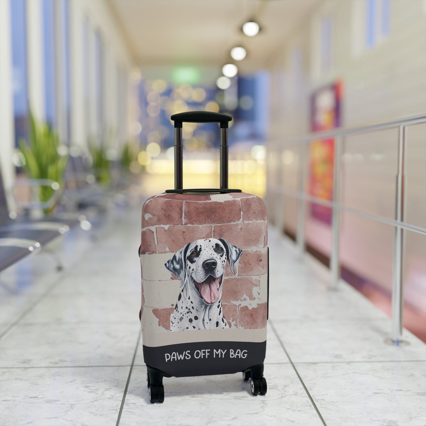 Dalmatian Paws Off My Bag Luggage Cover