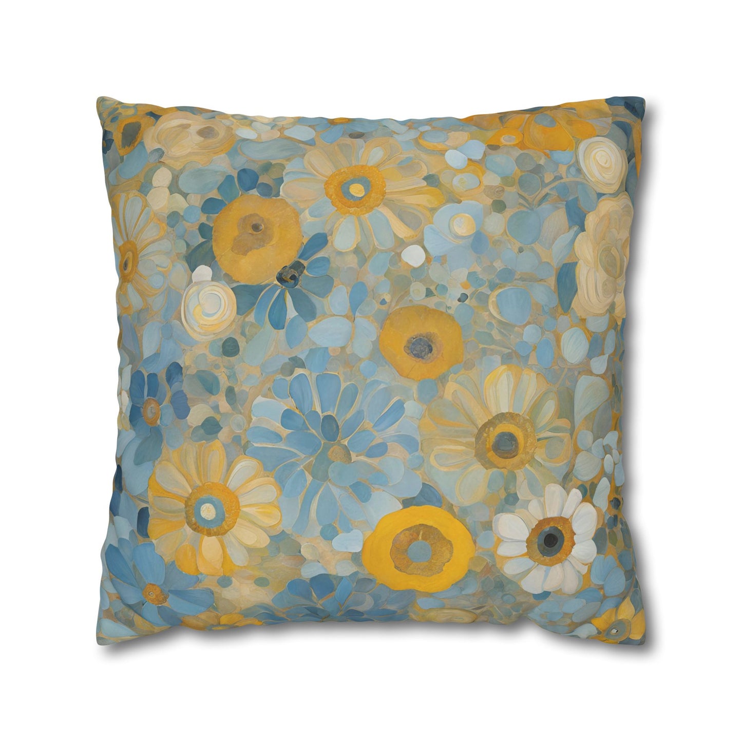 Sarah's Garden Square Poly Canvas Pillowcase