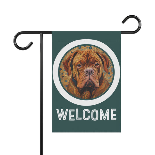 Bordeaux Welcome 2-Dided Garden & House Flag/Banner