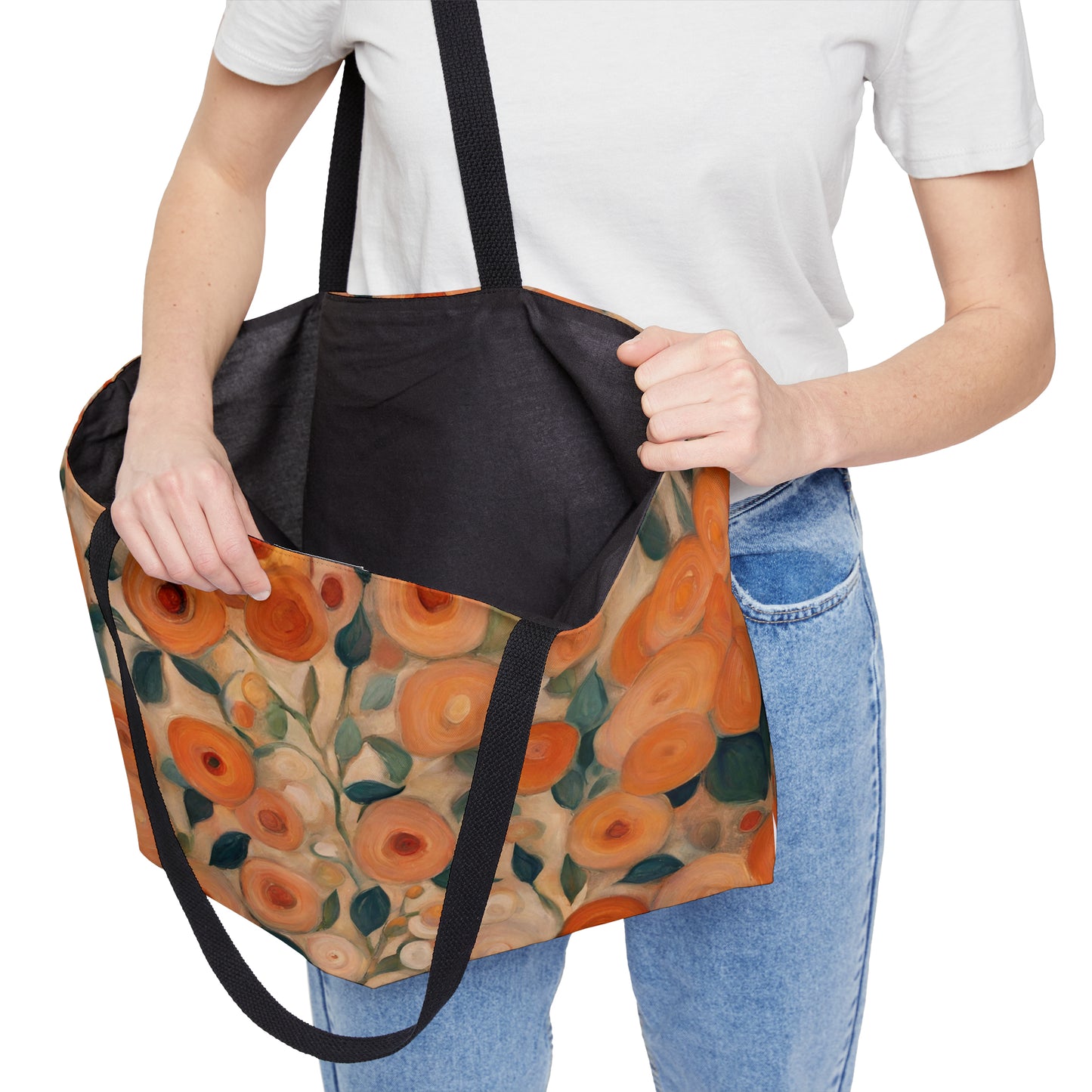 Citrus Floral Weekender Tote Bag