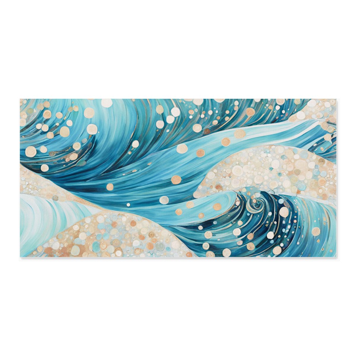 60" x 30" Printed Canvas Fabric Wall Art - No Frame (Made in USA)