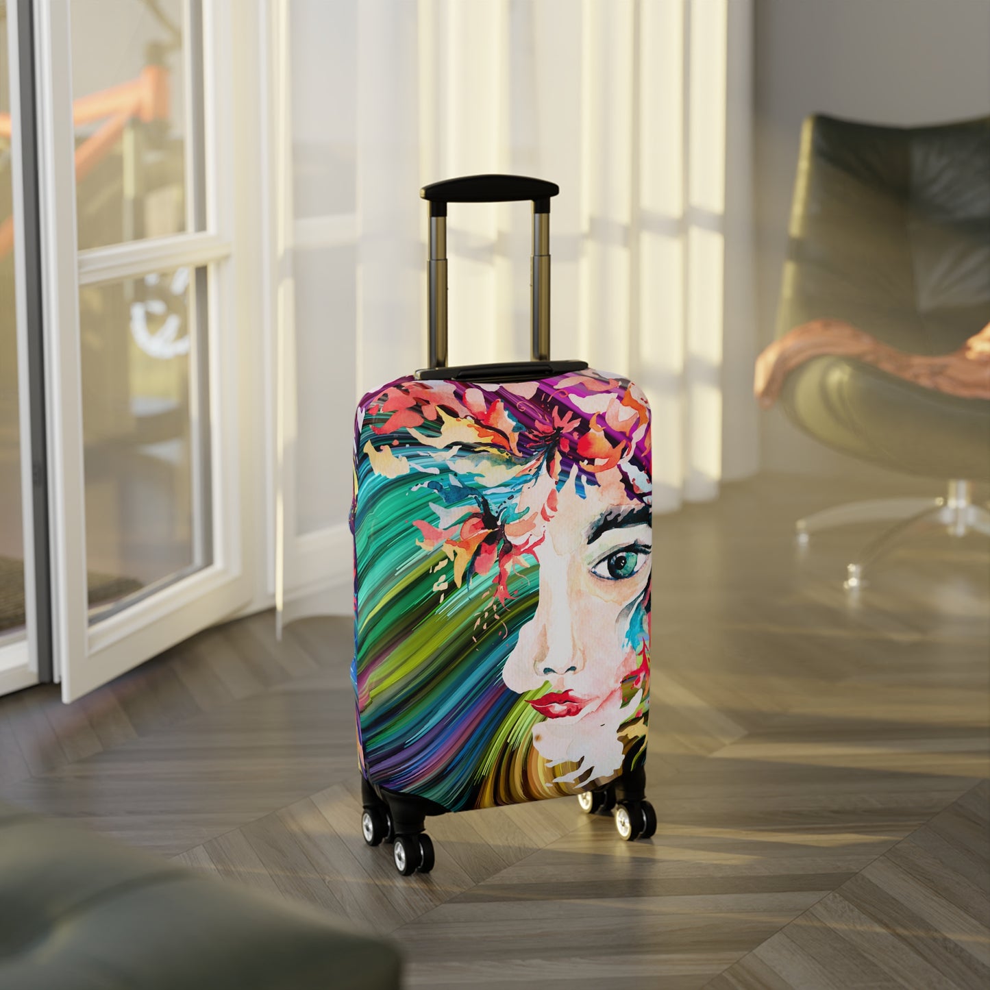 Insight Abstract Art Luggage Cover