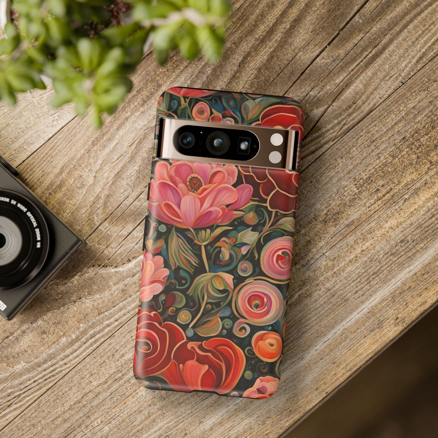 February Flowers iPhone Samsung Galaxy Google Pixel Tough Cases