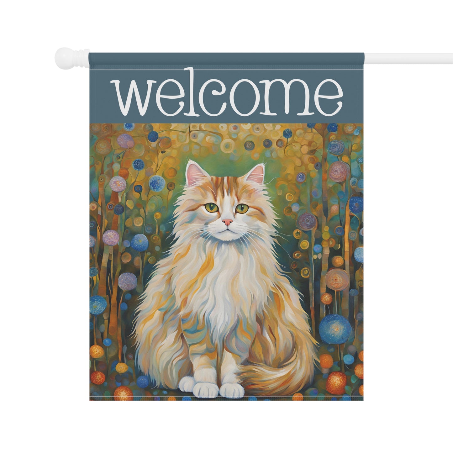 Ragdoll Cat Welcome 2-Sided Garden & House Flag/Banner