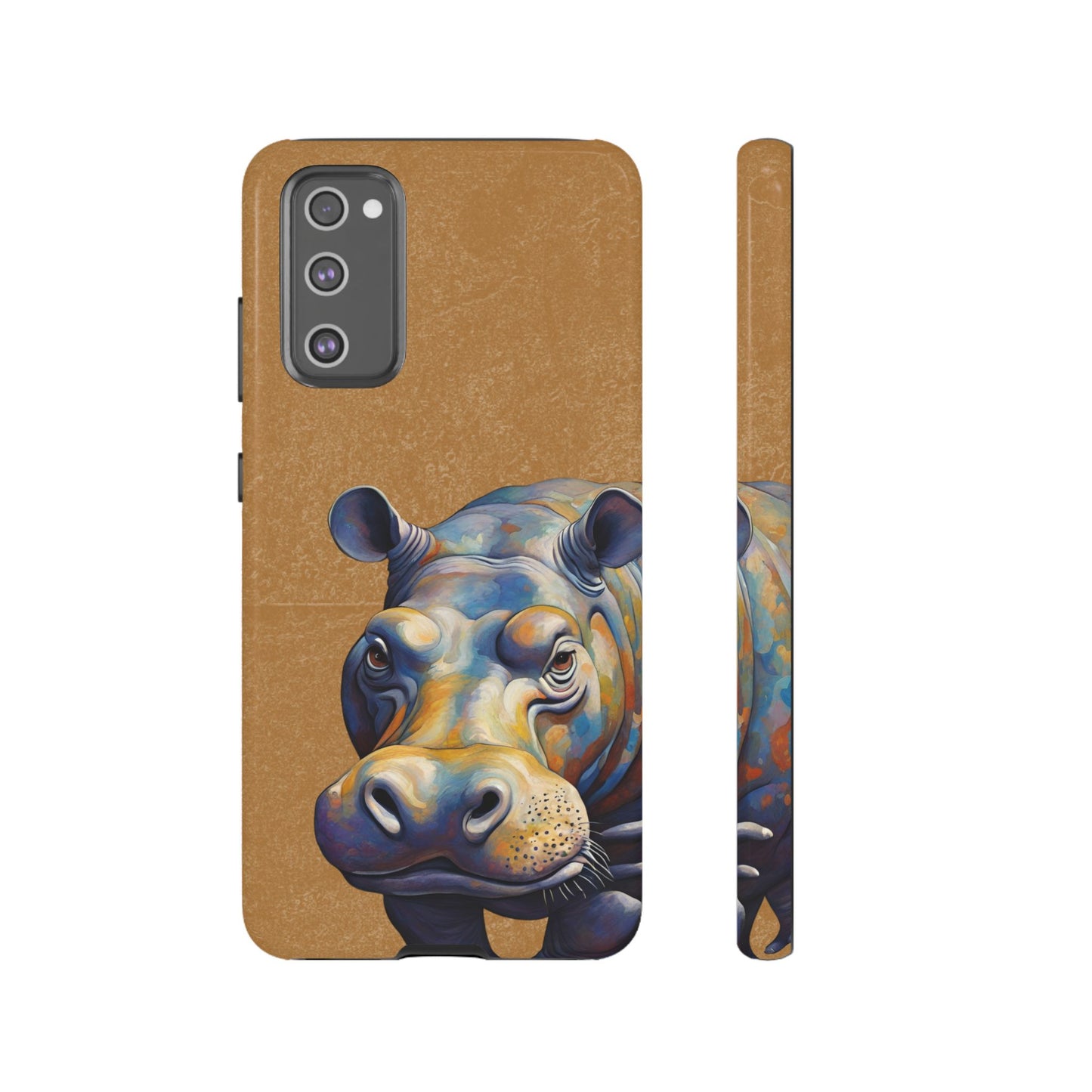 Hippo Wildlife iPhone Samsung Galaxy Google Pixel Tough Cases