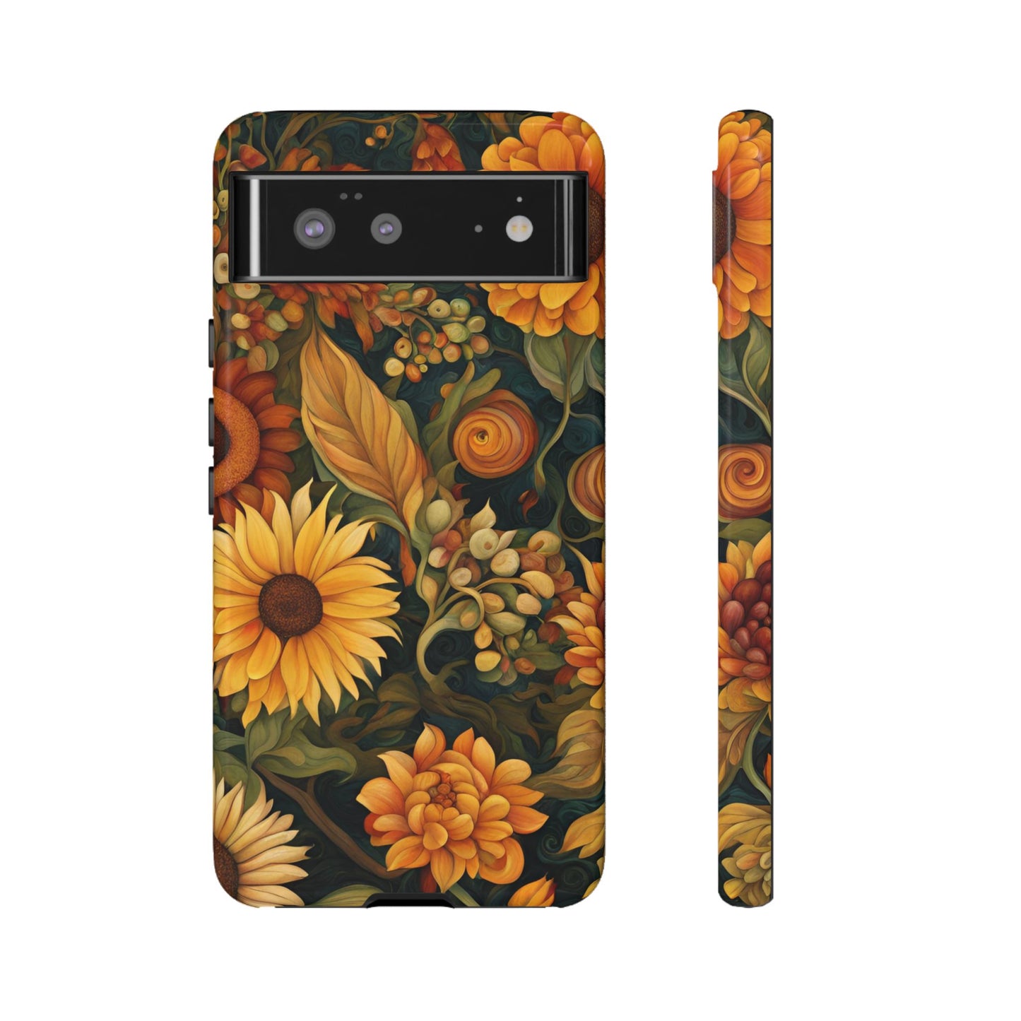 Autumn Flowers iPhone Samsung Galaxy Google Pixel Tough Cases