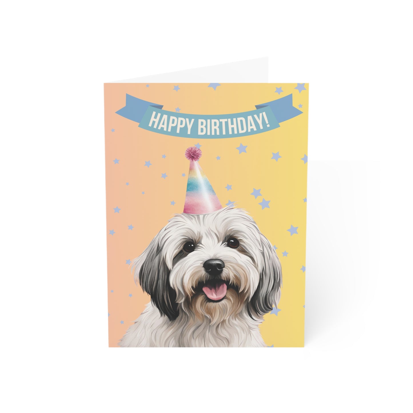 Havanese Happy Birthday 5 x 7 Greeting Cards (10 Pack)