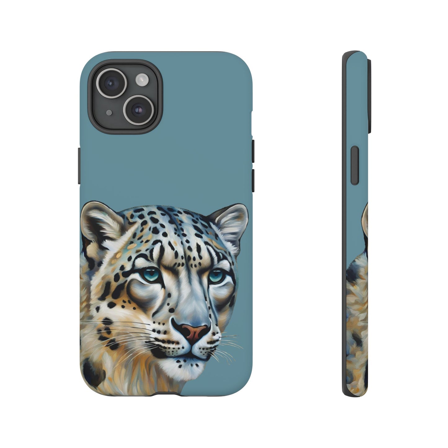 Snow Leopard iPhone Samsung Galaxy Google Pixel Tough Cases