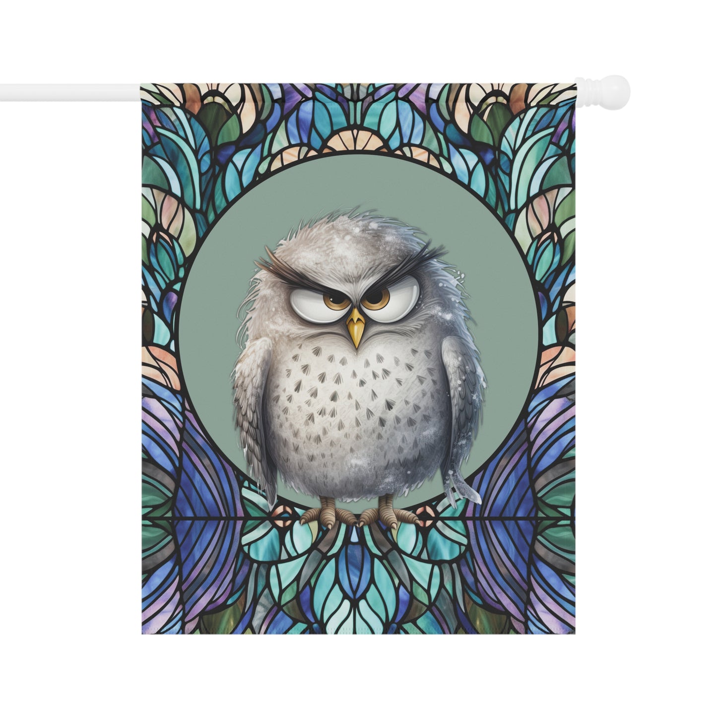 Mister Owl 2-Sided Decorative Garden & House Flag/Banner